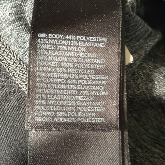 Leggings. The North Face FlashDry black & gray leggings. Large. Nice condition. - Picture 7 of 8